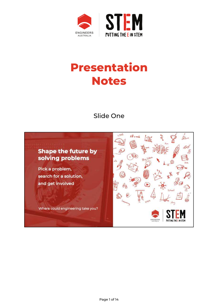 presentation notes