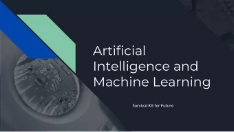 Machine Learning  Survival Kit for Future  Death of New Jobs  Only 5.5 million jobs are created