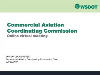 Coo  Coordina  dinating Commis  ting Commission  sion  Onli  Online  ne vi  virtua  tual  l mee