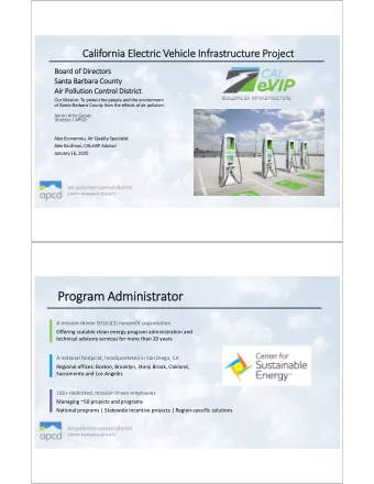 Program Admi  Pr  Adminis  nistrator  tor A mission  driven 501(c)(3) nonprofit organization