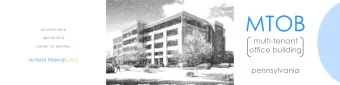 MTOB  ae senior thesis  april 26, 2013  multi-tenant  advisor: dr. boothby  office building