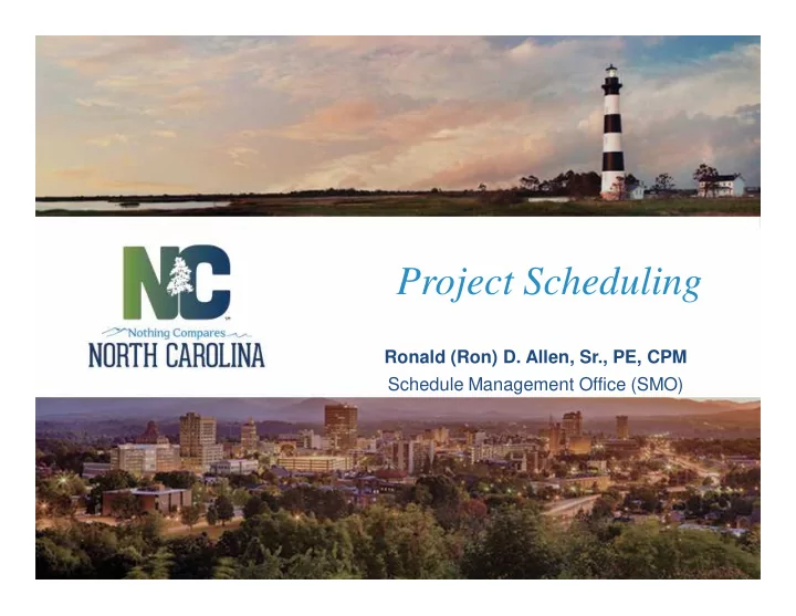 project scheduling