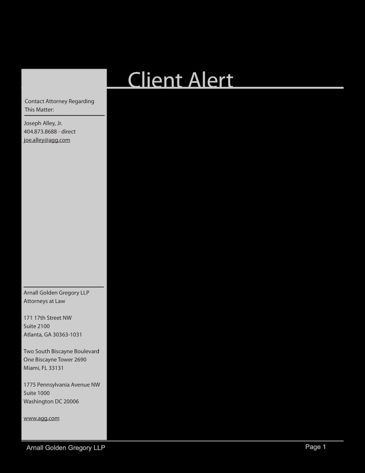 client alert