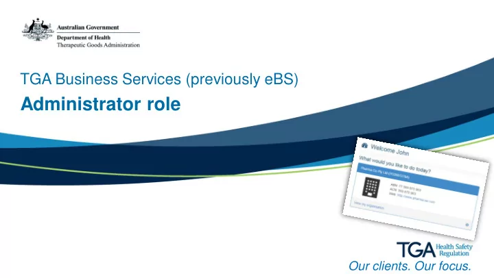 administrator role