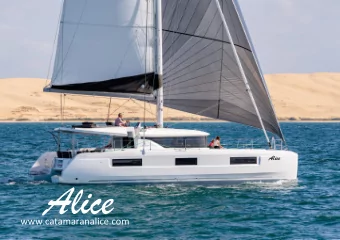 Alice  www.catamaranalice.com  Your holidays with this brand new Lagoon 46,  build 2020, will be