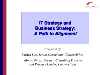 it strategy and it strategy and business strategy