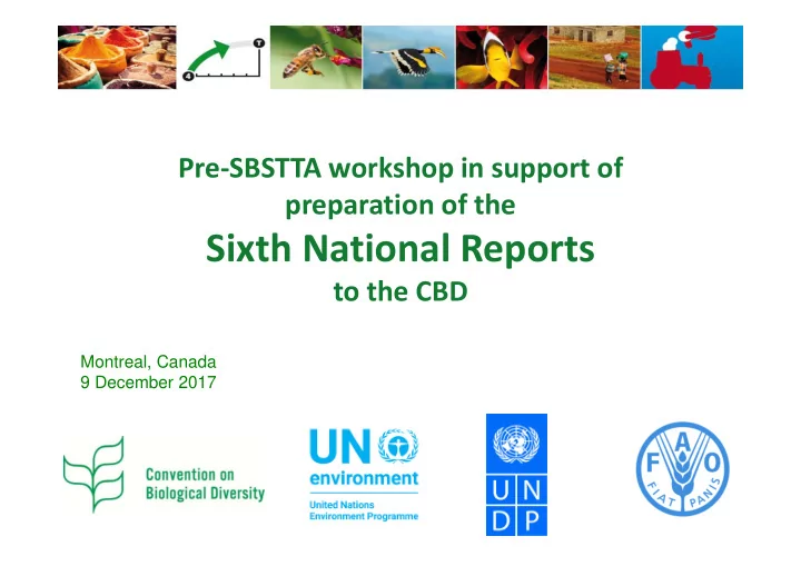 sixth national reports