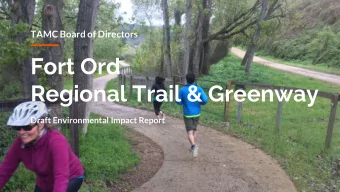 Regional Trail &amp; Greenway  Draft Environmental Impact Report  Environmental  Impact Report