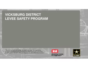 VICKSBURG DISTRICT  LEVEE SAFETY PROGRAM  237  217  200  80  252  237  217  200  119  174  237  217