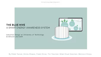 the blue hive  +10 Kwh  Rotterzwam  a smart energy awareness system  -20 KWH  Spireaux  +5 Kwh