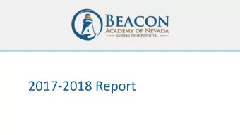 2017-2018 Report  Mission Statement  To offer at-risk high school students the choice of an