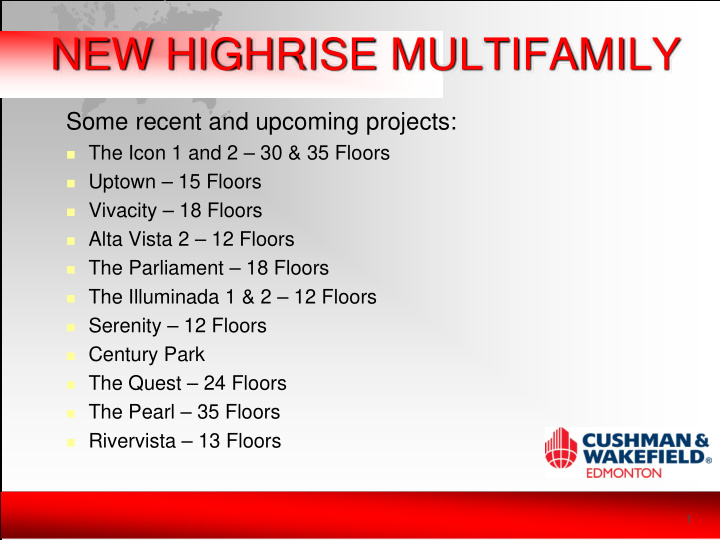 new highrise multifamily