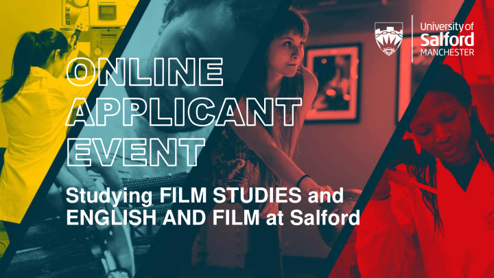 english and film at salford martin and kate event hub