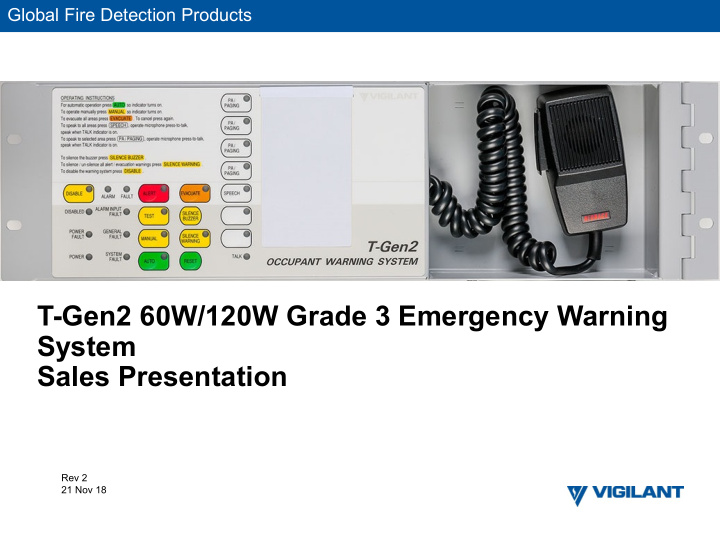 t gen2 60w 120w grade 3 emergency warning system sales