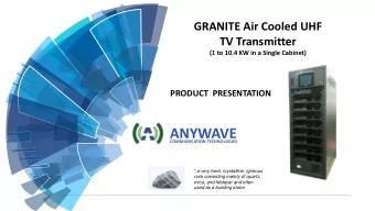 ANYWAVE  COMMUNICATION TECHNOLOGIES  .a very hard, crystalline, igneous  rock consisting mainly