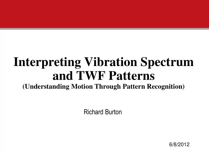 and twf patterns