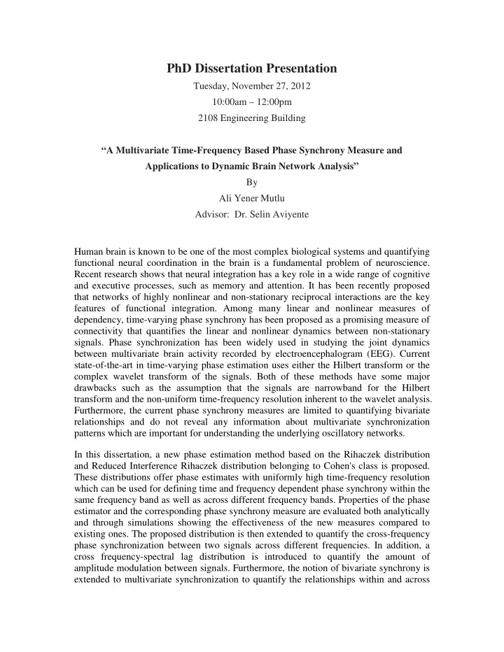 publications and conference proceedings