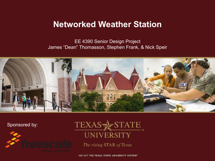 networked weather station