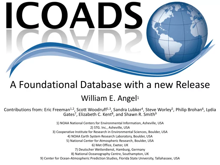 a foundational database with a new release