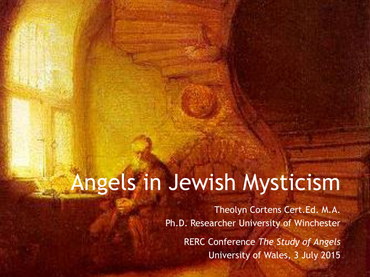 angels in jewish mysticism