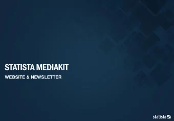 STATIS  ISTA  A ME  MEDI  DIAK  AKIT  IT  WEBSITE &amp; NEWSLETTER  Statista  The Statistics Portal