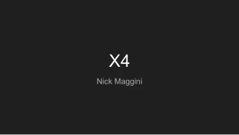 X4  Nick Maggini  X4 - The Game  The classic game of Connect Four or Four-in-a-Row.    Game