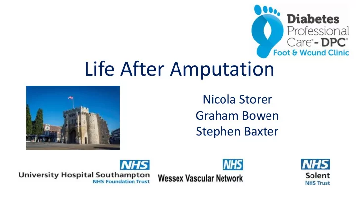 life after amputation