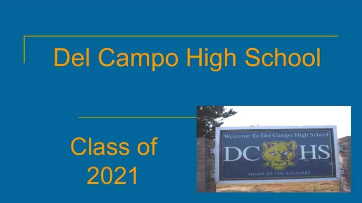 del campo high school