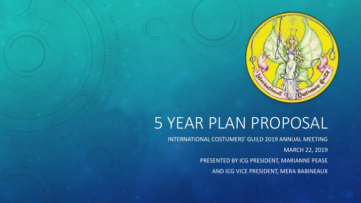 5 year plan proposal