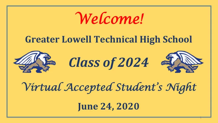 welcome welcome