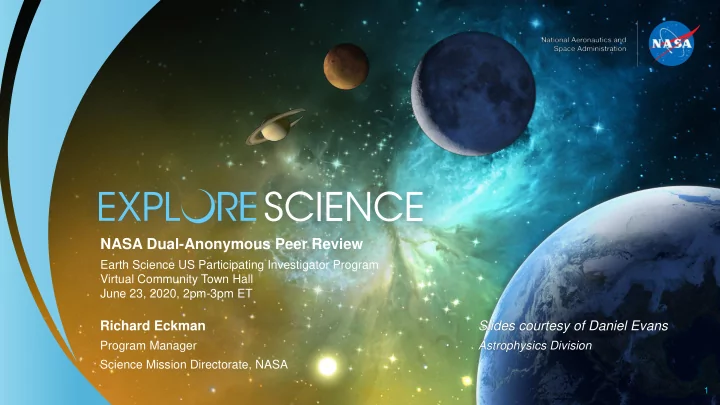 nasa dual anonymous peer review