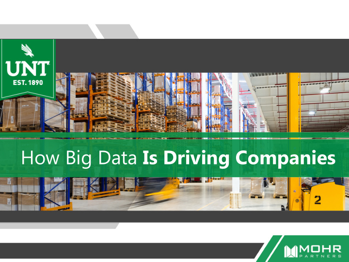 how big data is driving companies