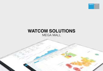 WATCOM SOLUTIONS  MEGA MALL  www.watcom.ru  AGENDA  1  5  ABOUT COMPANY  SHOPPING INDEX  6  2