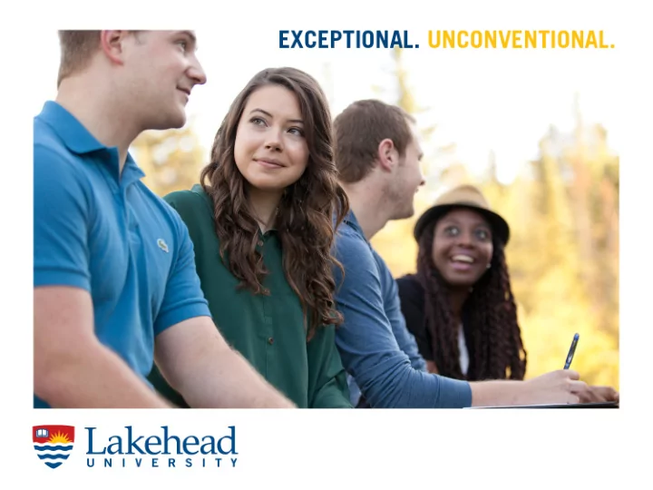 lakehead university teaching and learning at lakehead