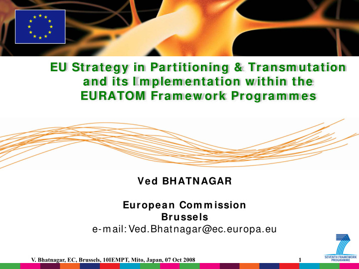 eu strategy in partitioning transm utation and its i m