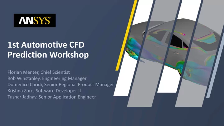 1st automotive cfd