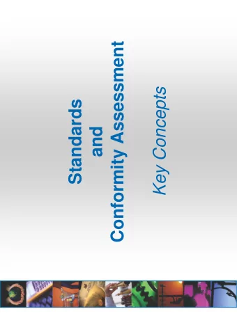 Conformity Assessment  Key Concepts  Standards  and  U.S. Standards &amp; Conformity Assessment