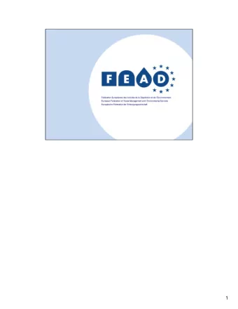 1  Good morning, Ladies and Gentlemen. My name is Nadine De Greef  I am the Secretary General of