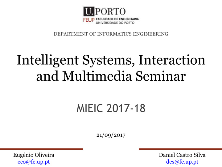intelligent systems interaction