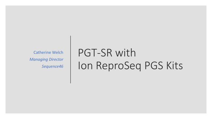 ion reproseq pgs kits