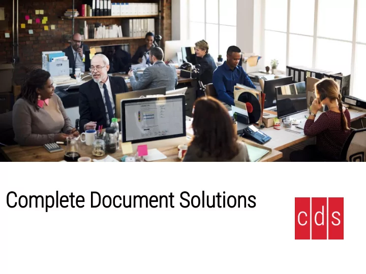 complete document solu lutions