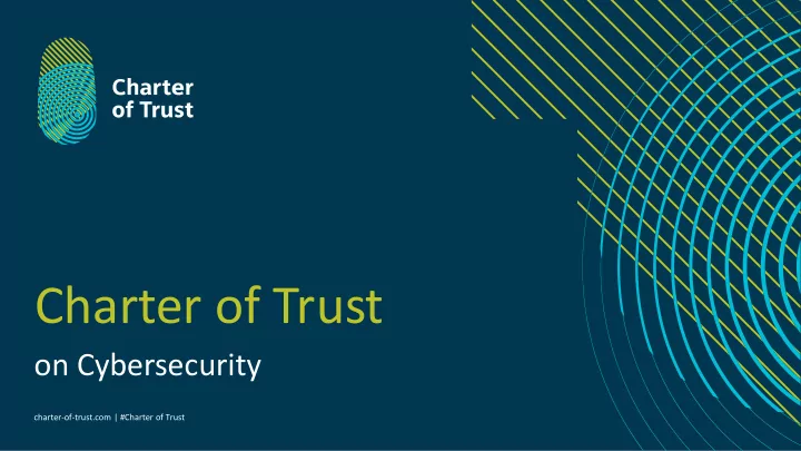charter of trust