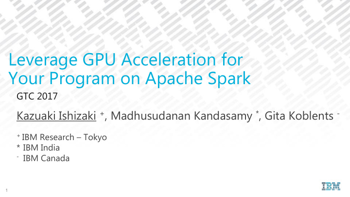 your program on apache spark