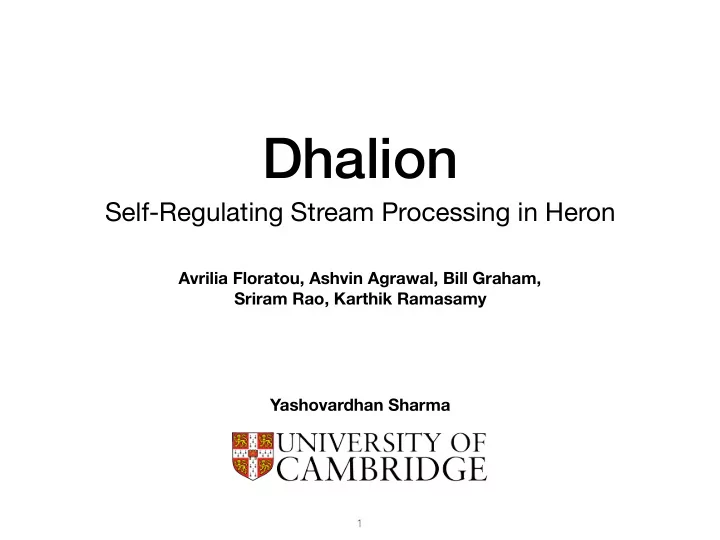 dhalion
