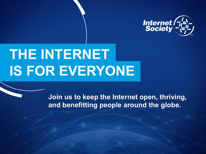 the internet is for everyone