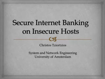 System and Network Engineering University of Amsterdam Agenda    Introduction  Research