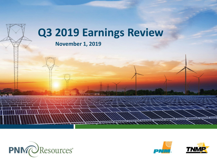 q3 2019 earnings review