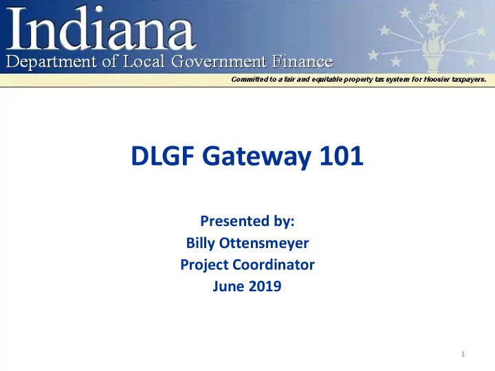 dlgf gateway 101