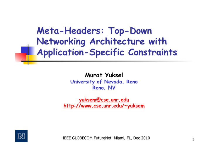 meta headers top down networking architecture with