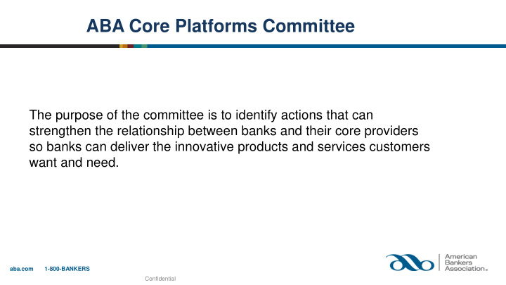 aba core platforms committee